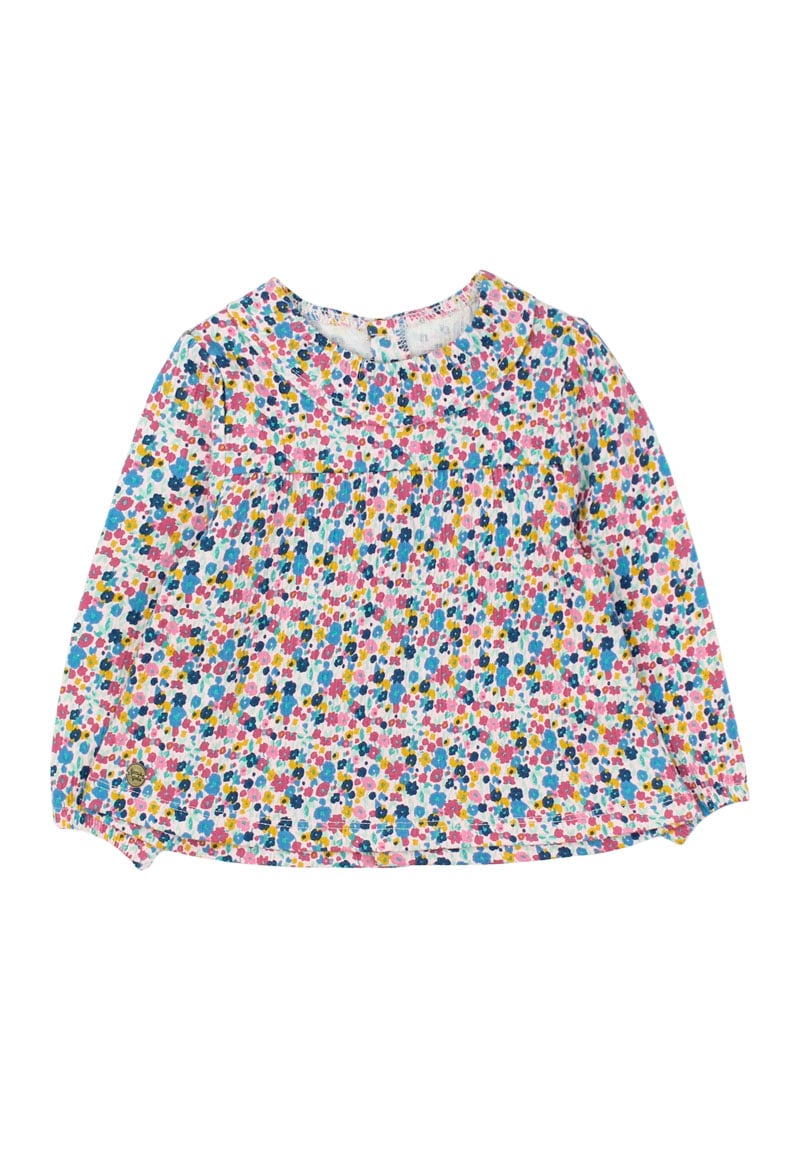 POLERA NIÑA FICCUS ROSADO BEBÉ - 1