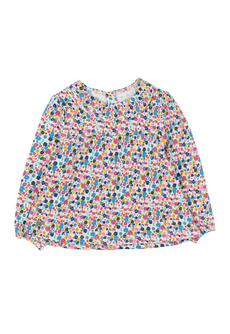 POLERA NIÑA FICCUS ROSADO BEBÉ - 1