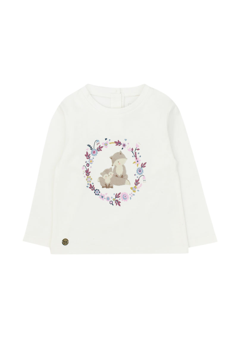 POLERA NIÑA FICCUS CRUDO BEBÉ - 1