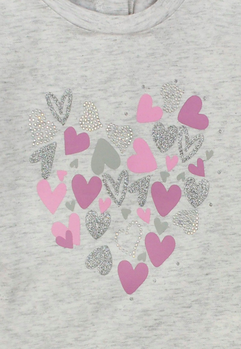 POLERA NIÑA FICCUS GRIS BEBÉ - 3