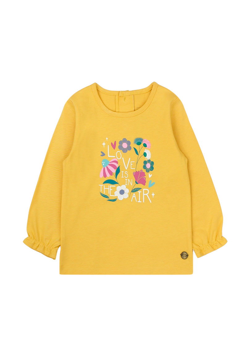 POLERA NIÑA FICCUS MOSTAZA BEBÉ - 1