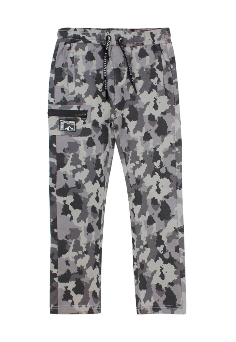 PANTALÓN NIÑO FICCUS GRIS - 1