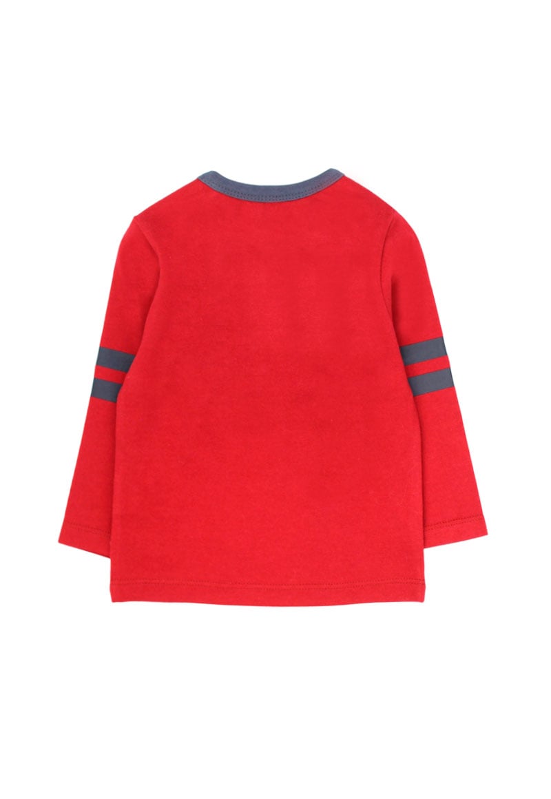 POLERA NIÑO FICCUS ROJO BEBÉ - 2