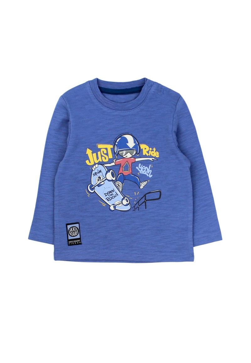 POLERA MOVE NIÑO 2520142 AZULINO - 1