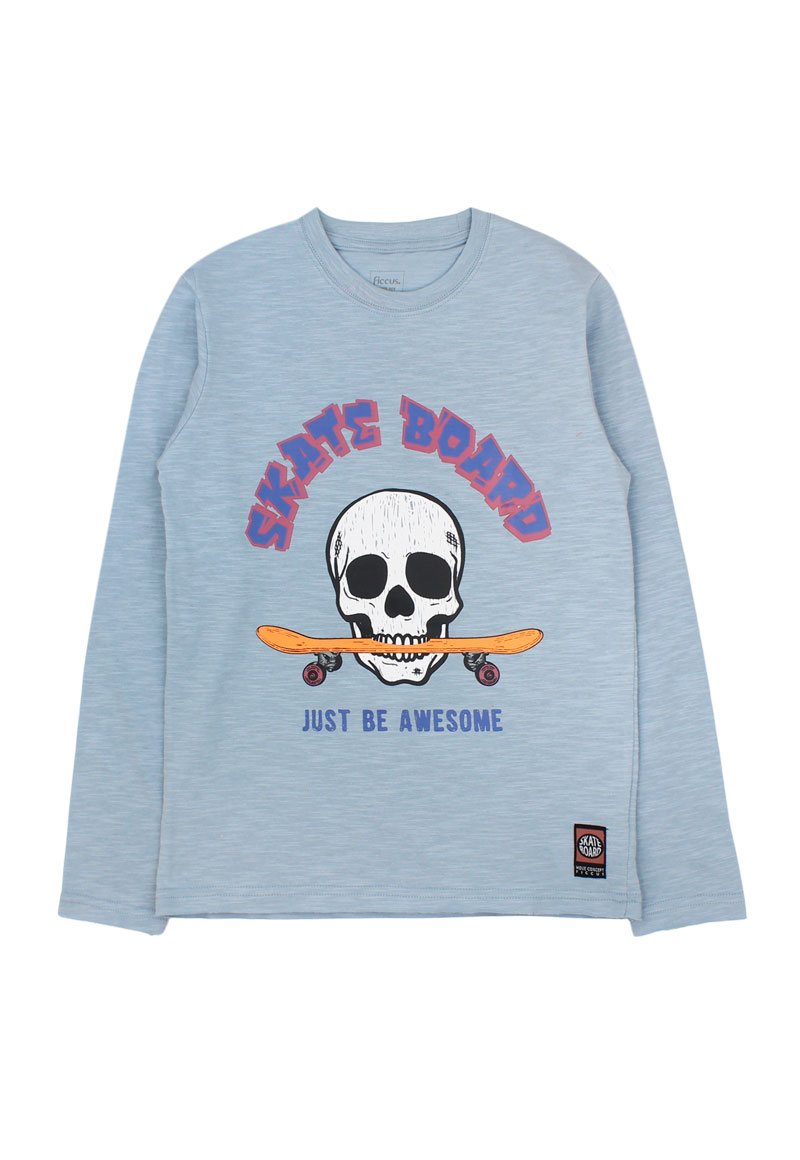 Ripley - POLERA MOVE NIÑO 2520336 CELESTE