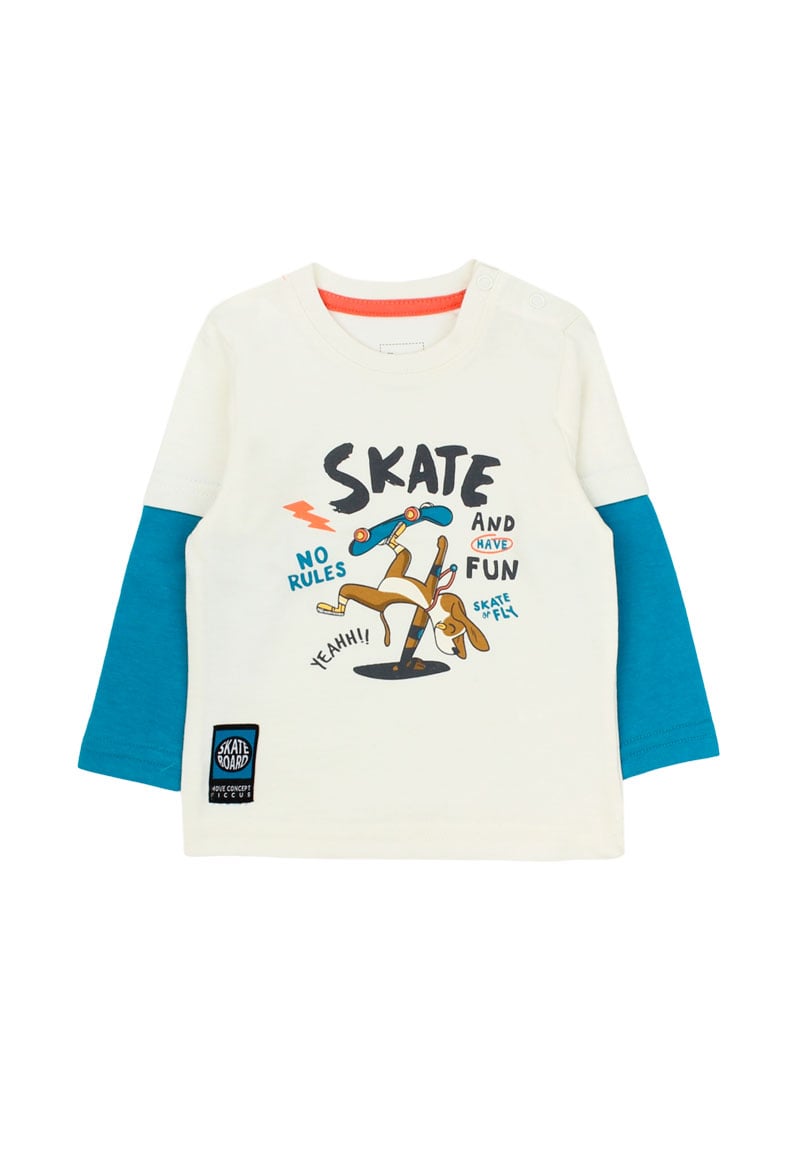 POLERA MOVE NIÑO 2520143 CRUDO - 1