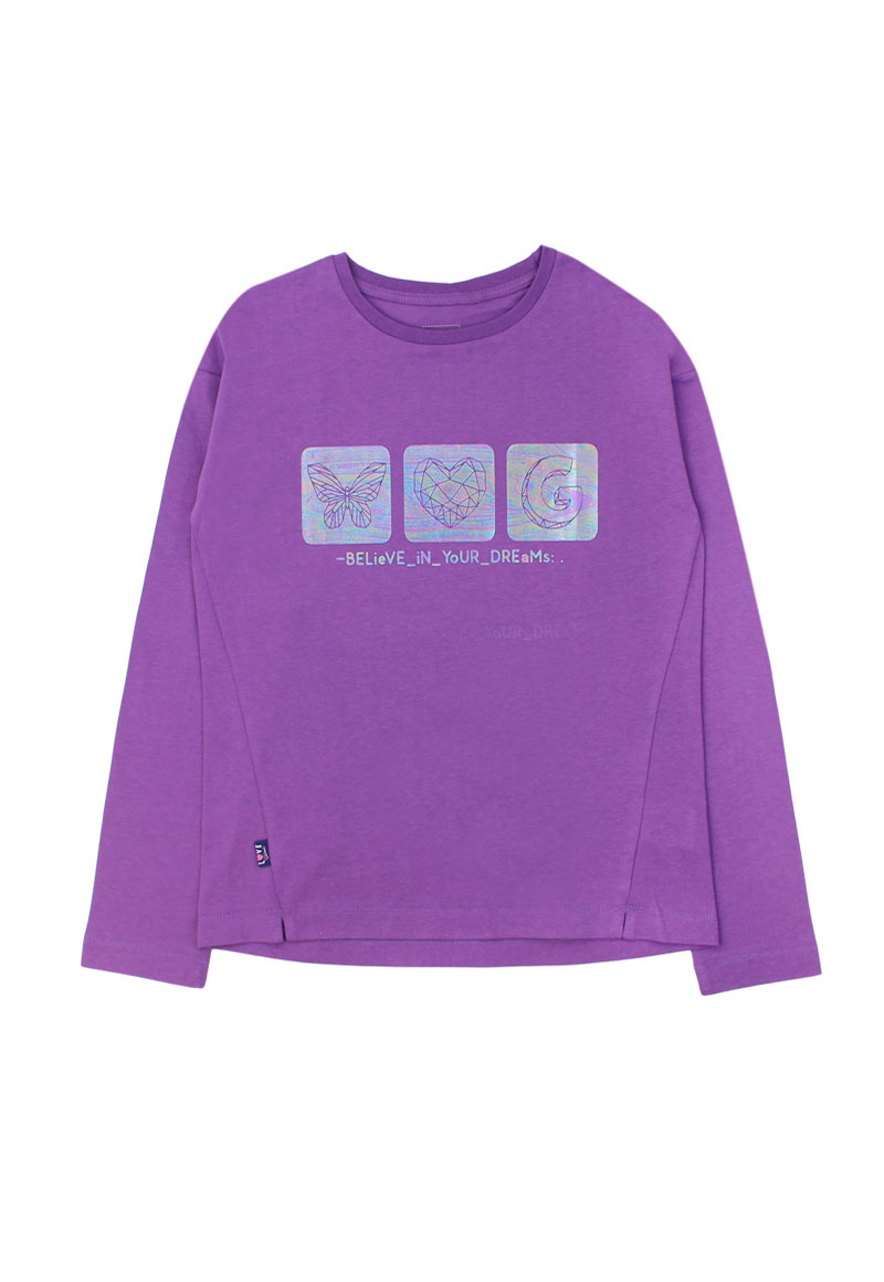 POLERA MOVE NIÑA 2520369 MORADO - 1