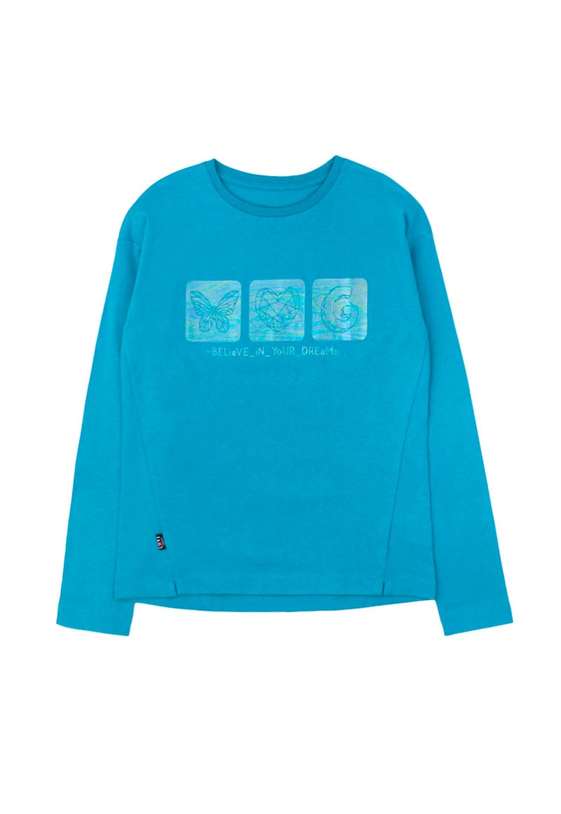 POLERA MOVE NIÑA 2520369 ESMERALDA - 1