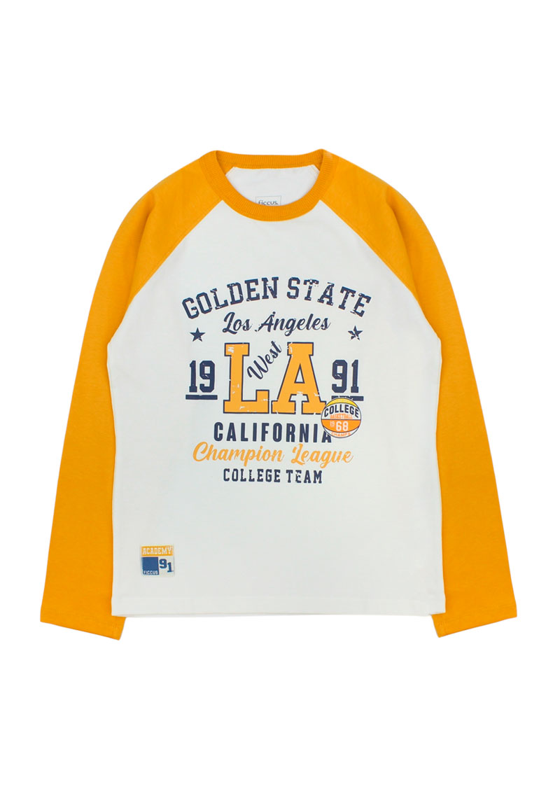 POLERA ACADEMY NIÑO 2520325 MOSTAZA - 1