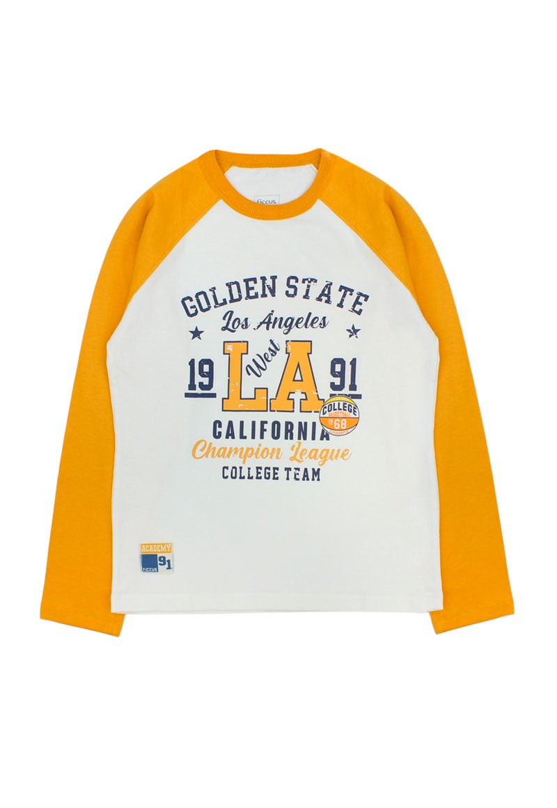 POLERA ACADEMY NIÑO 2520325 MOSTAZA - 1