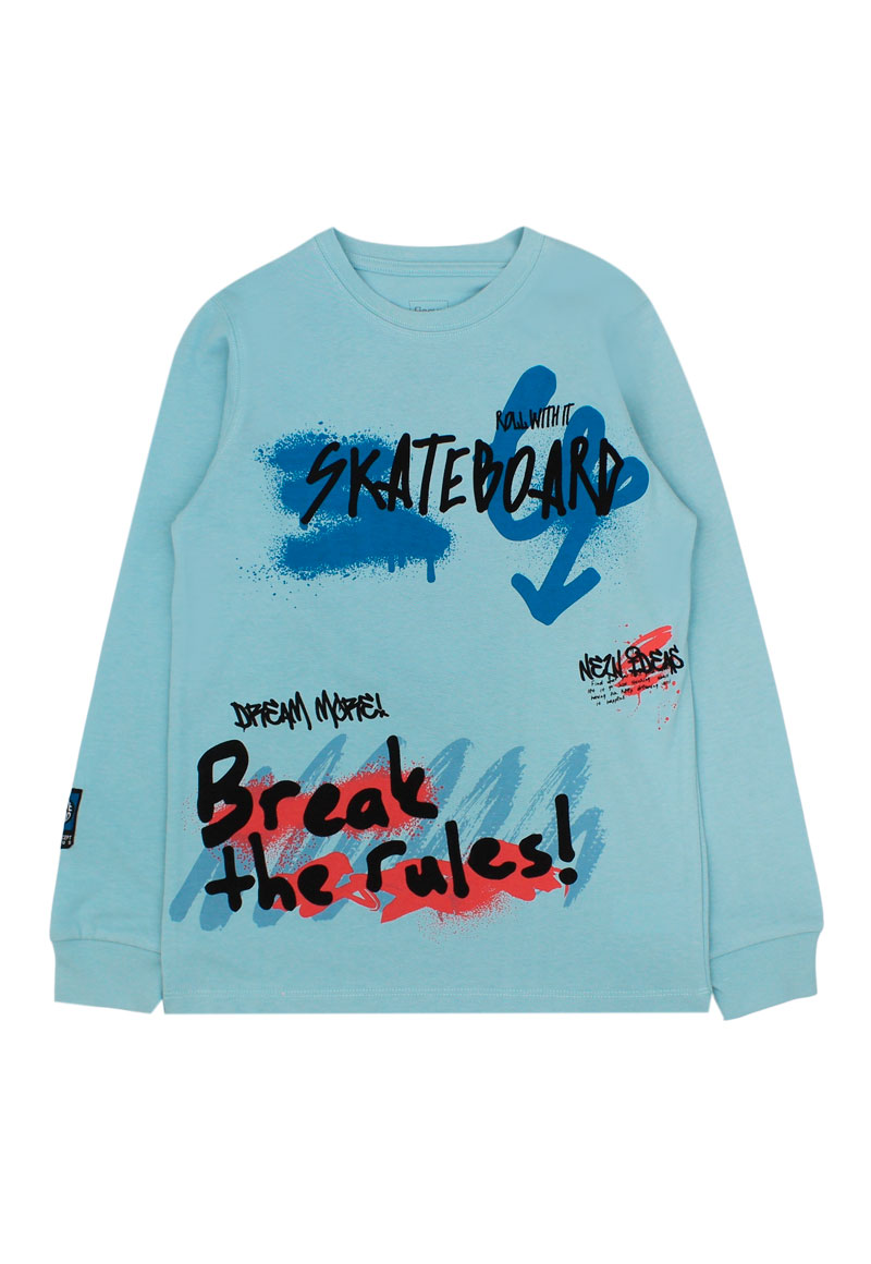 POLERA MOVE NIÑO 2520335 CELESTE - 1