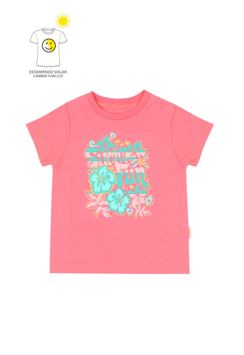 POLERA NIÑA POWER LIGHT 2610791 CORAL - 2