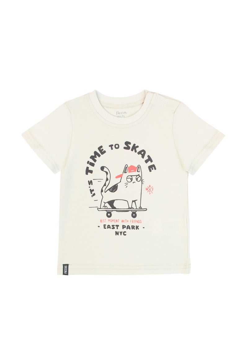 POLERA NIÑO DAY TO DAY 2610691 BEIGE - 1