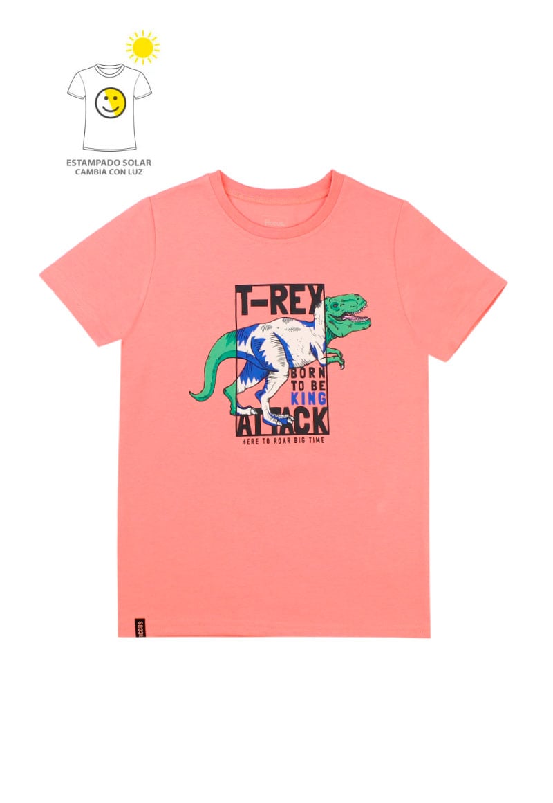 POLERA NIÑO POWER LIGHT 2610793 CORAL - 1