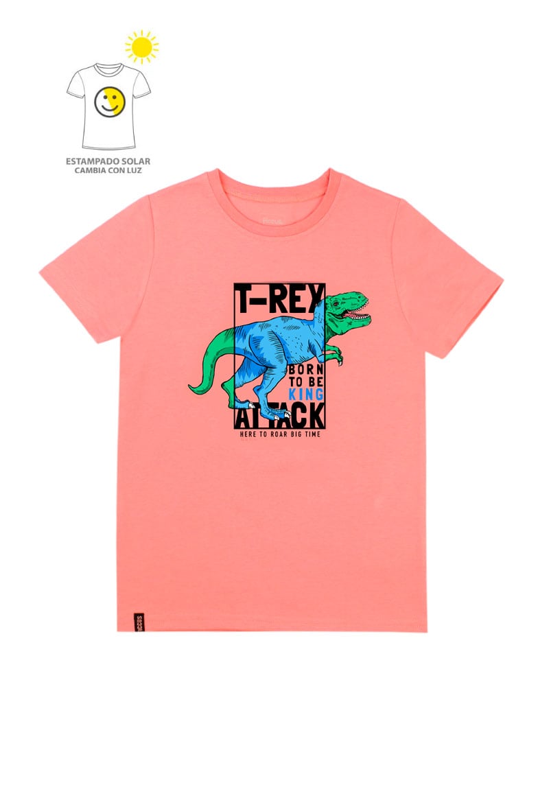 POLERA NIÑO POWER LIGHT 2610793 CORAL - 2