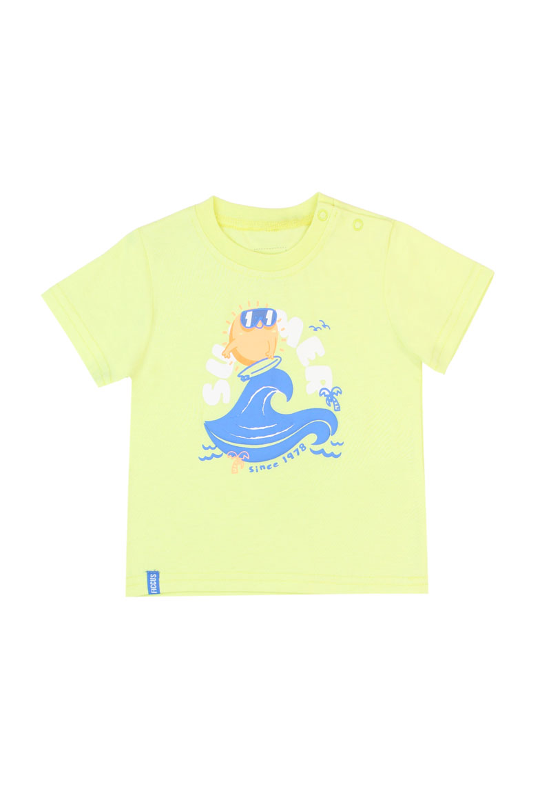 POLERA NIÑO DAY TO DAY 2610692 EN COLOR AMARILLO - 1