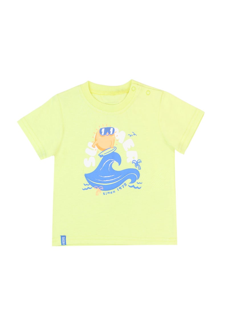 POLERA NIÑO DAY TO DAY 2610692 EN COLOR AMARILLO - 1