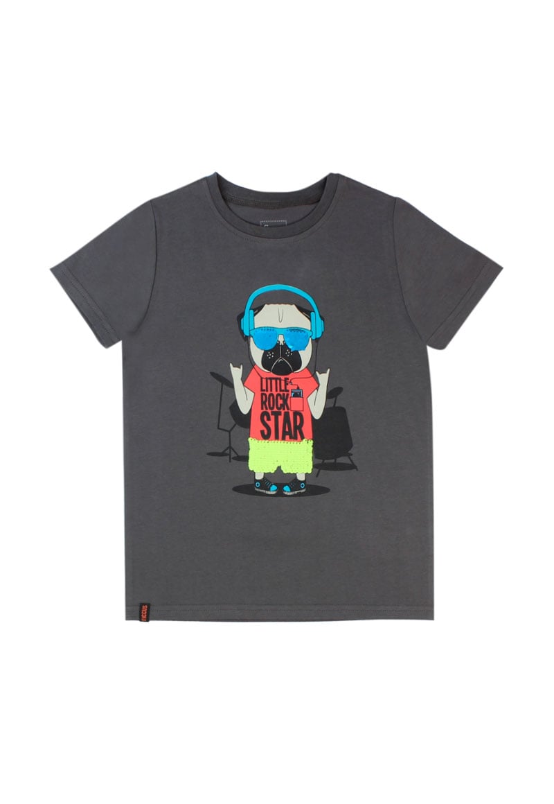 POLERA NIÑO DAY TO DAY 2610724 GRAFITO - 1