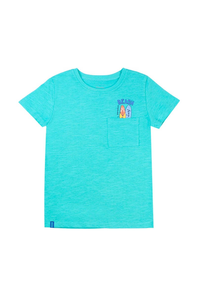 POLERA NIÑO DAY TO DAY 2610792 TURQUESA CLARO - 1
