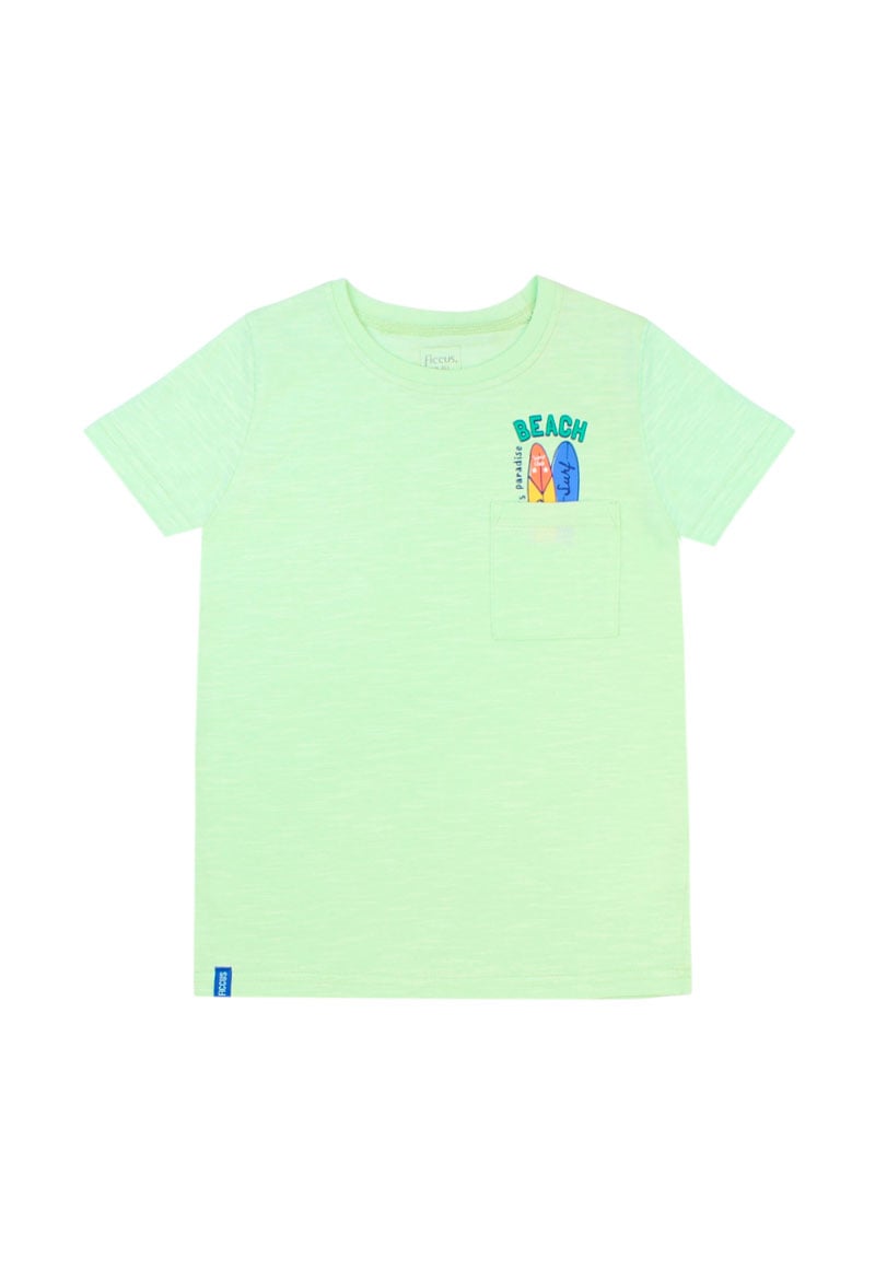 POLERA NIÑO DAY TO DAY 2610792 VERDE LIMON - 1