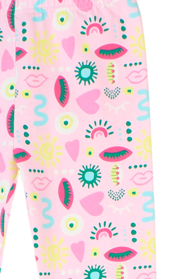 LEGGINS NIÑA DAY TO DAY 2610782 ROSADO - 3