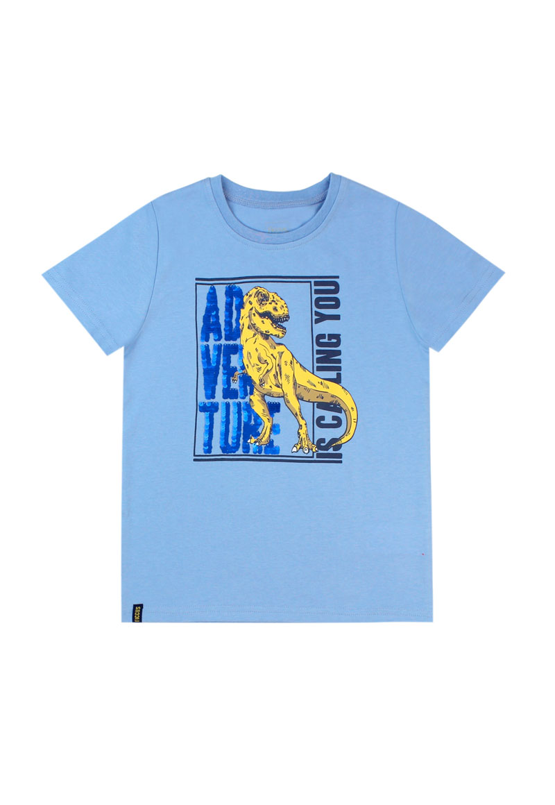 POLERA NIÑO DAY TO DAY 2610724 INDIGO CLARO - 1