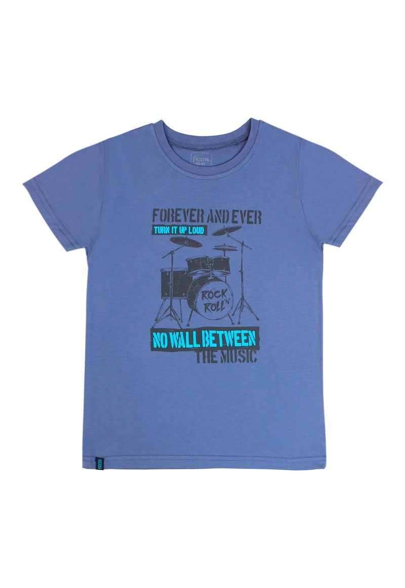 POLERA NIÑO DAY TO DAY 2610723 AZUL - 1