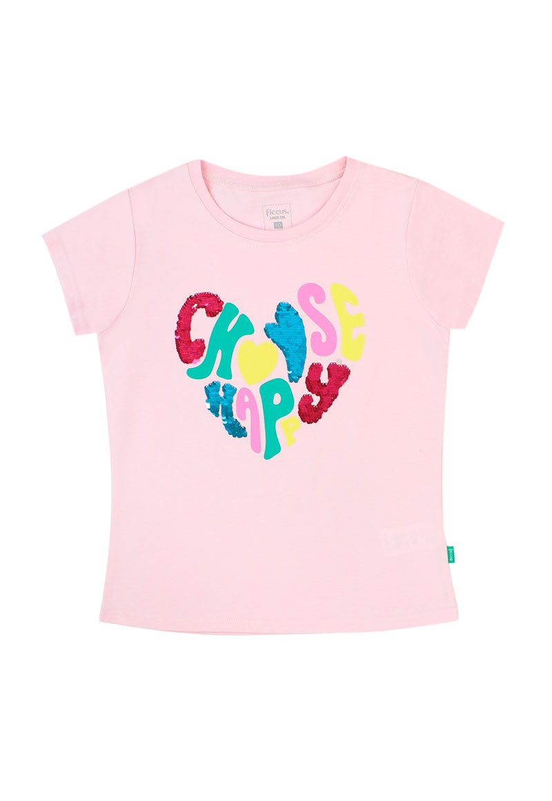 POLERA NIÑA DAY TO DAY 2610771 ROSADO - 1