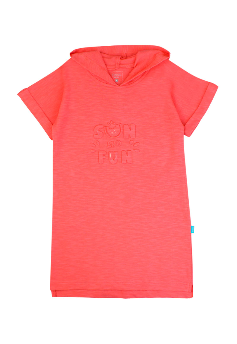 VESTIDO NIÑA DAY TO DAY 2610754 CORAL - 1