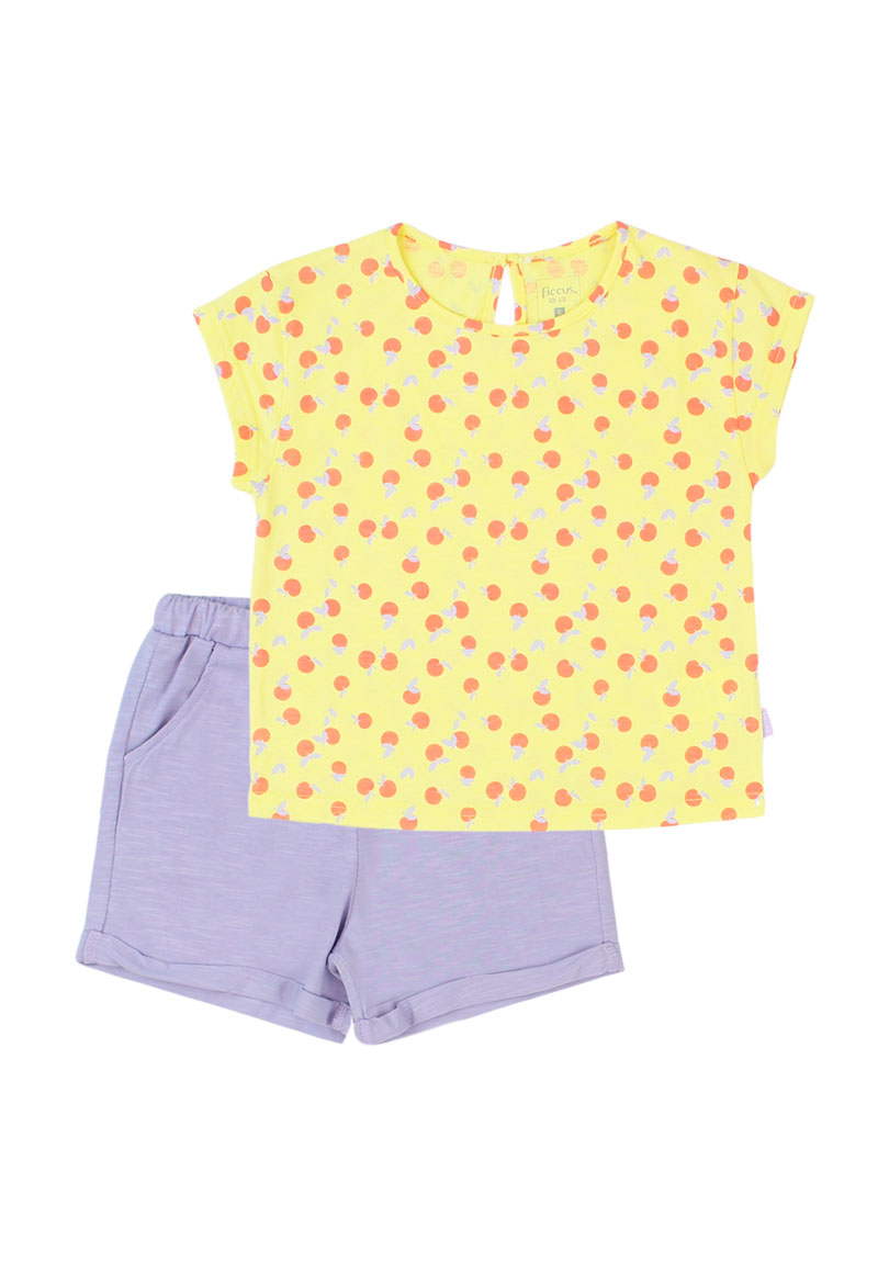 CONJUNTO NIÑA DAY TO DAY 2610756 AMARILLO - 1