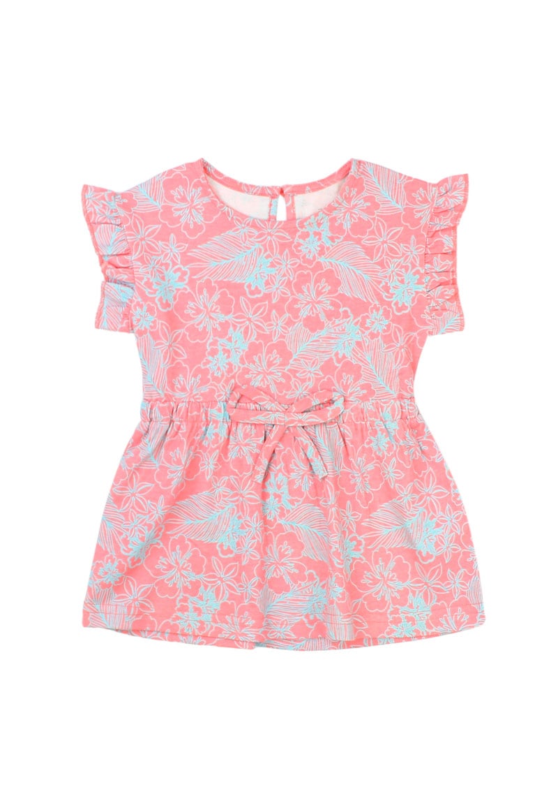 VESTIDO NIÑA DAY TO DAY 2610718 CORAL - 1
