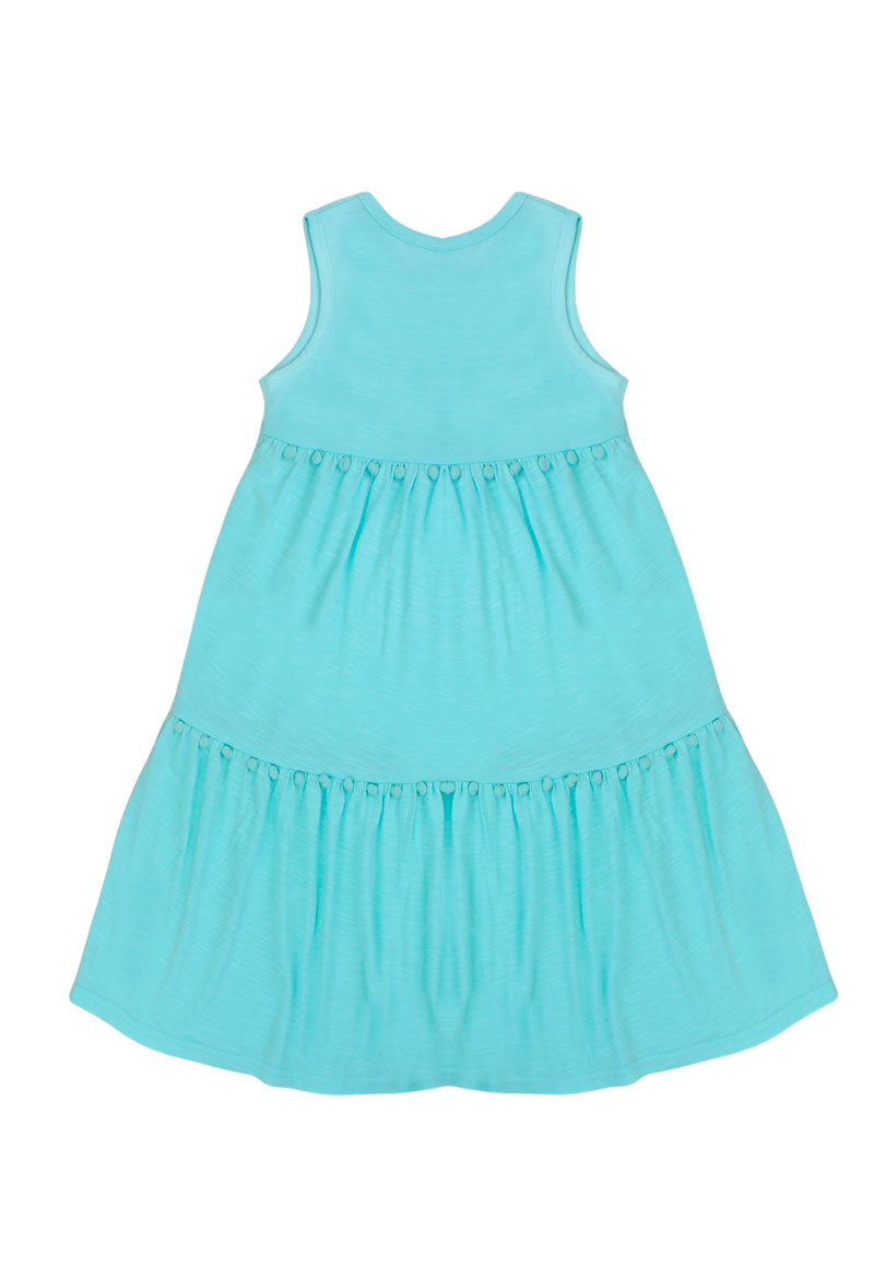 VESTIDO NIÑA DAY TO DAY 2610752 TURQUESA - 2