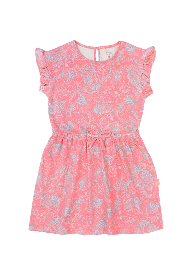 VESTIDO NIÑA DAY TO DAY 2610751 CORAL - 1