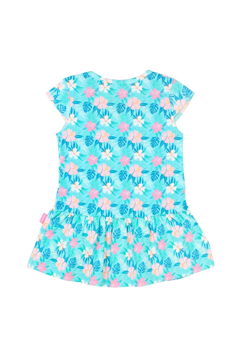 VESTIDO NIÑA DAY TO DAY 2610720 TURQUESA - 2