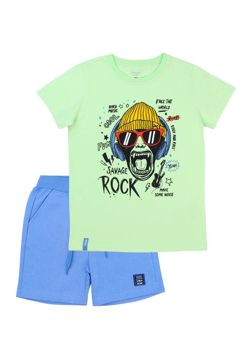 CONJUNTO NIÑO DAY TO DAY 2610735 VERDE LIMON - 1
