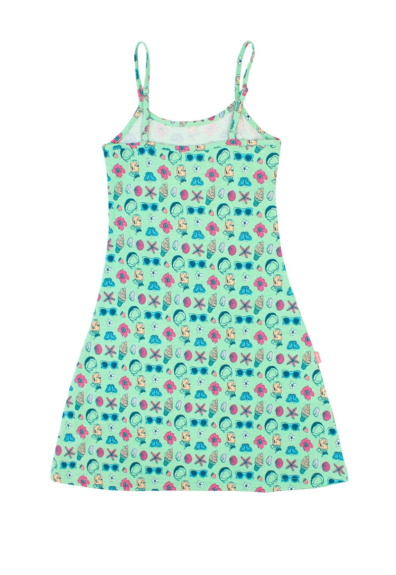 VESTIDO NIÑA DAY TO DAY 2610788 VERDE - 2