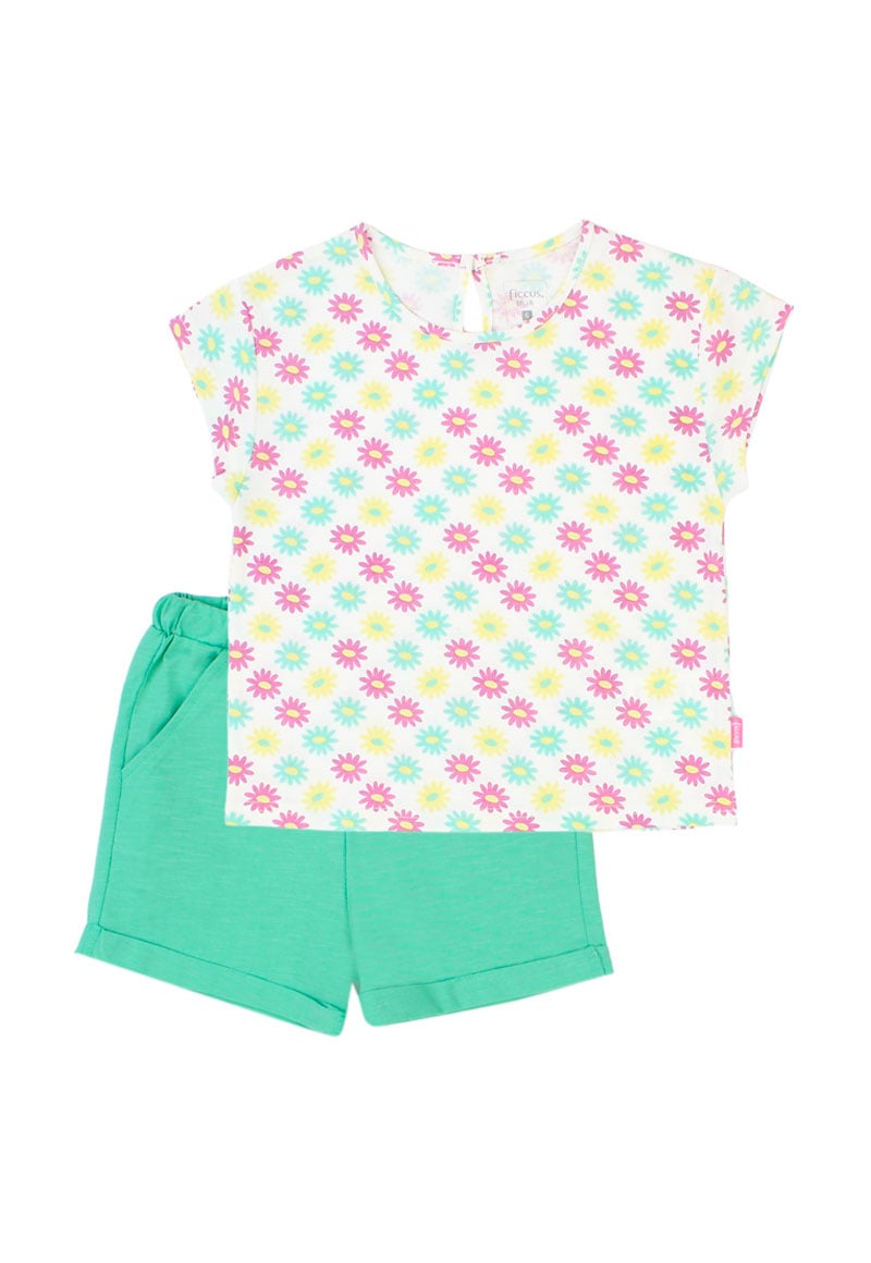 CONJUNTO NIÑA DAY TO DAY 2610756 BLANCO - 1