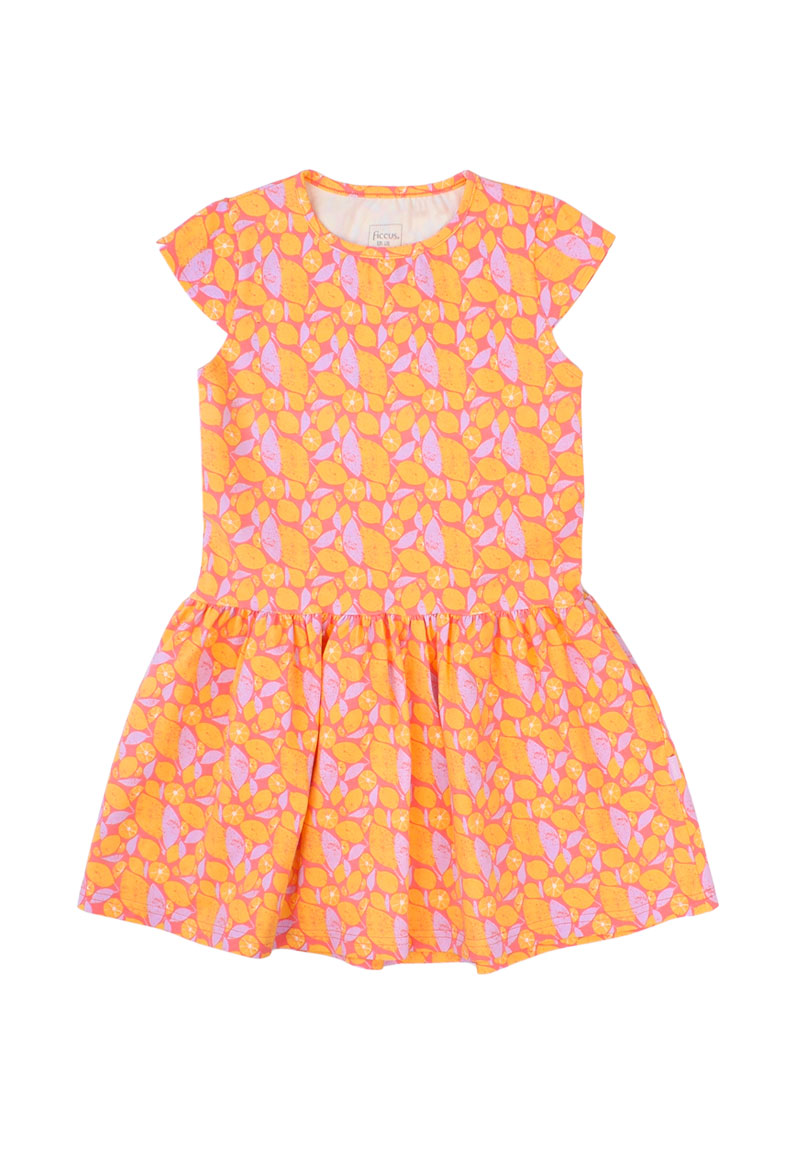 VESTIDO NIÑA DAY TO DAY 2610753 CORAL - 1