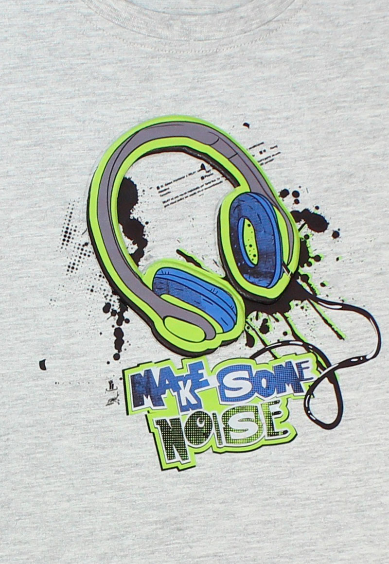 POLERA NIÑO DAY TO DAY 2610725 GRIS MELANGE - 3