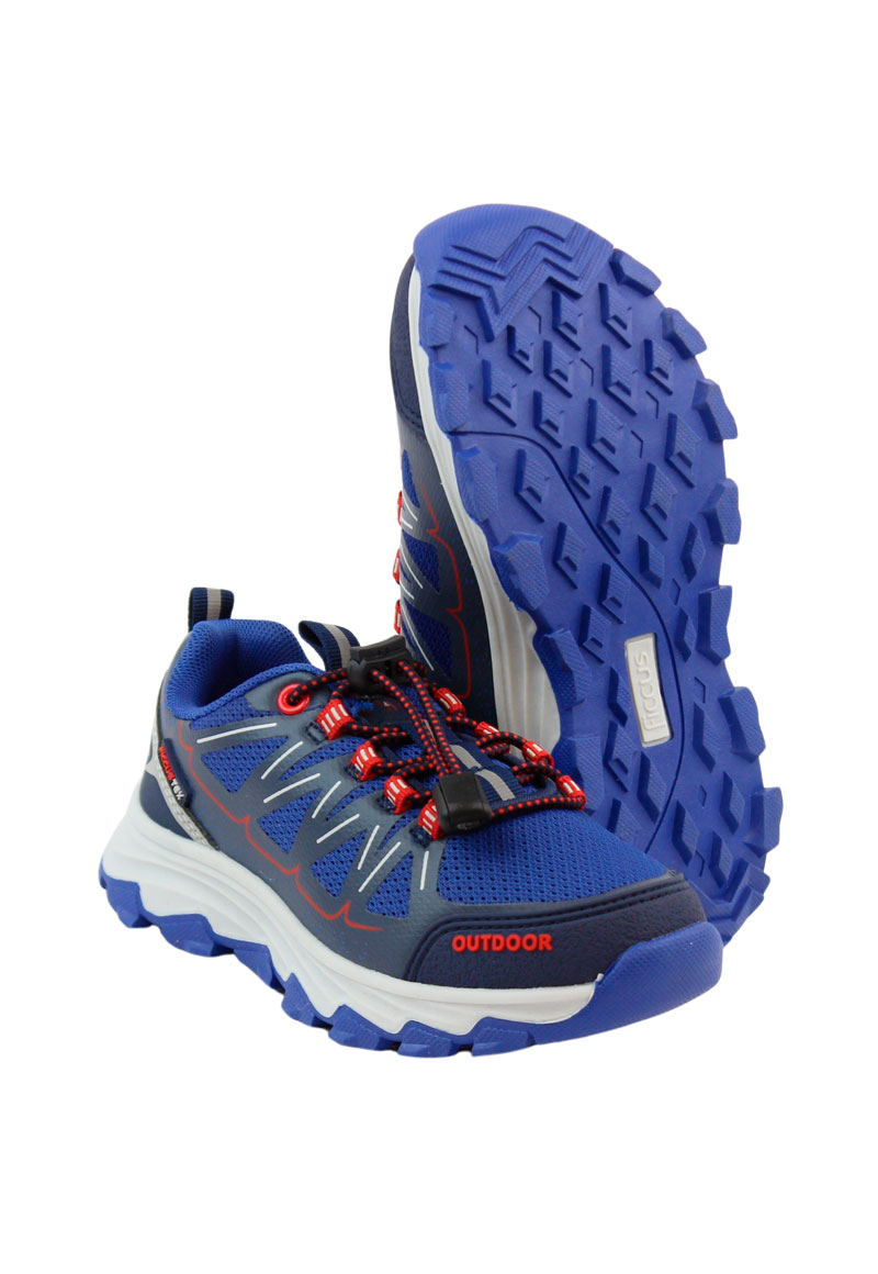 ZAPATILLA OUTDOOR NIÑO FICCUSTEX 2610889 AZUL - 3