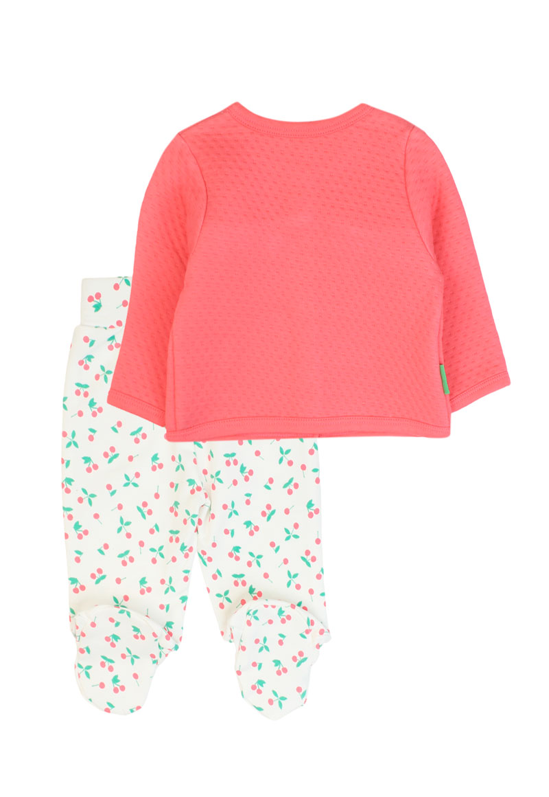 CONJUNTO NIÑA SPIRIT 2610130 CORAL/BLANCO - 2