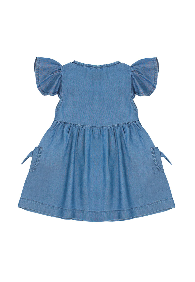 VESTIDO NIÑA ESSENCE 2610207 AZUL - 2