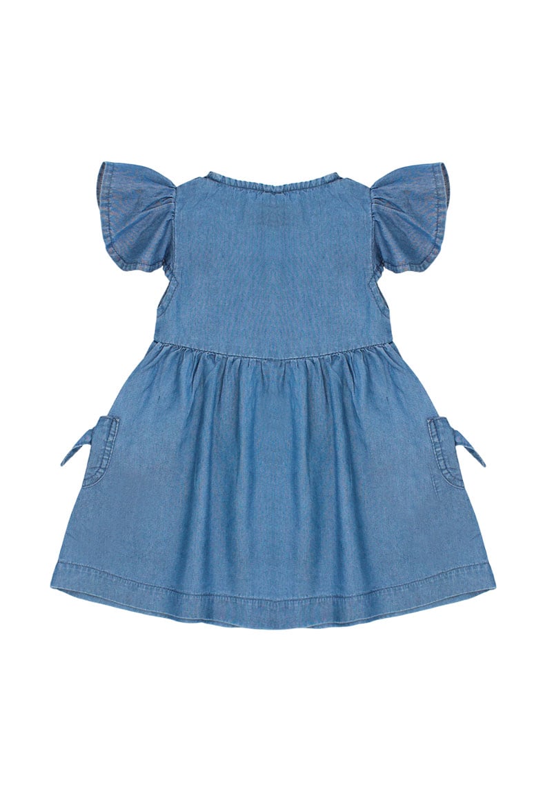 VESTIDO NIÑA ESSENCE 2610207 AZUL - 2