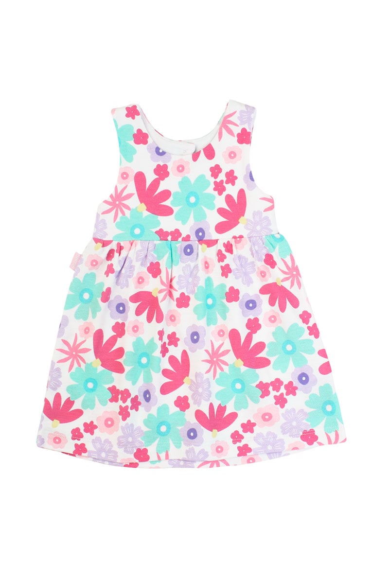 VESTIDO NIÑA HOLIDAY 2610211 BLANCO - 1