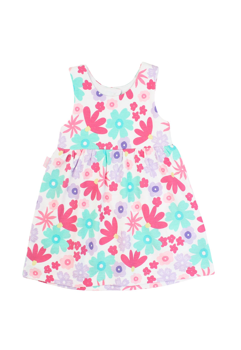VESTIDO NIÑA HOLIDAY 2610211 BLANCO - 1