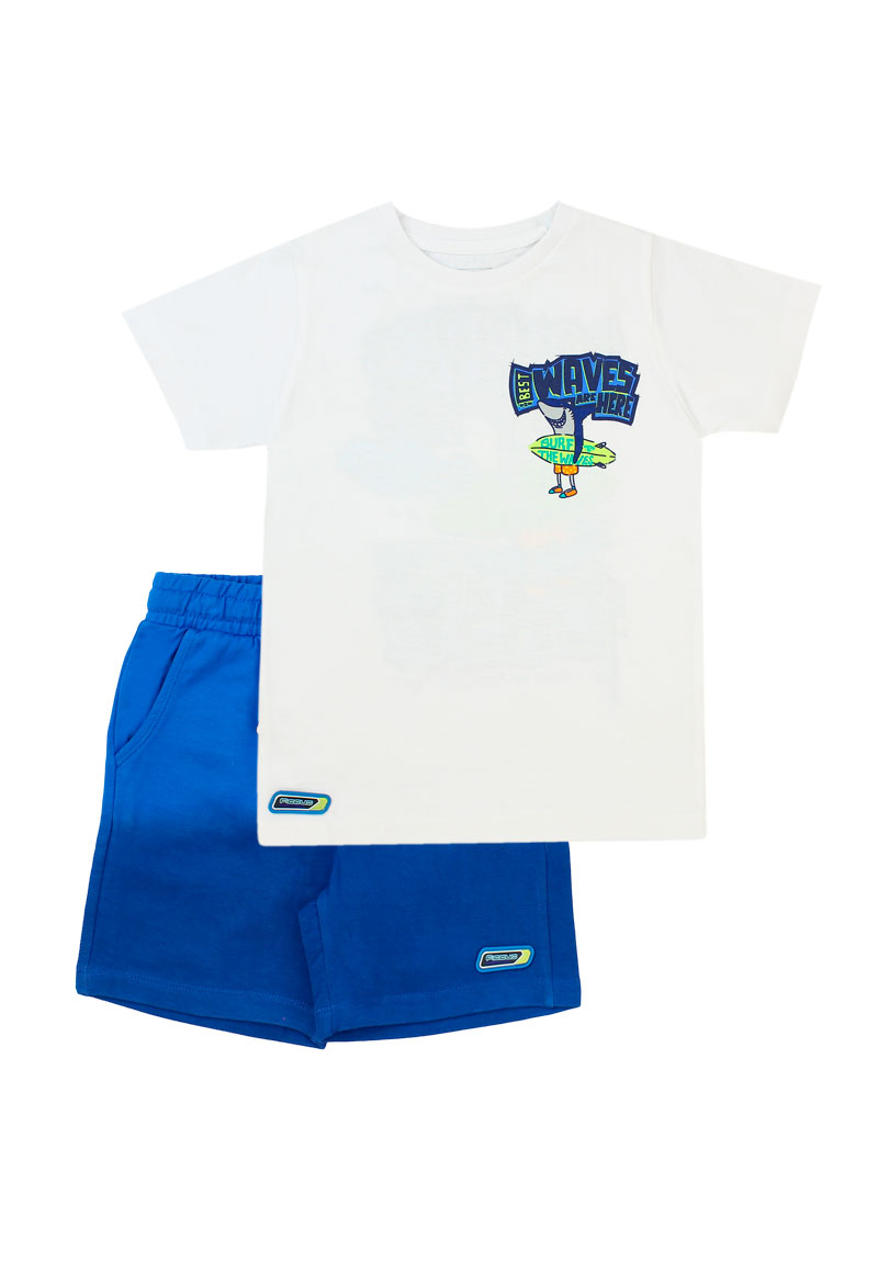 CONJUNTO NIÑO BEACH SQUAD 2610267 GRIS - 1