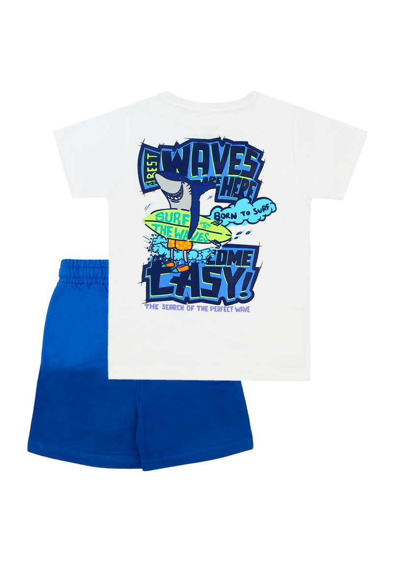 CONJUNTO NIÑO BEACH SQUAD 2610267 GRIS - 2