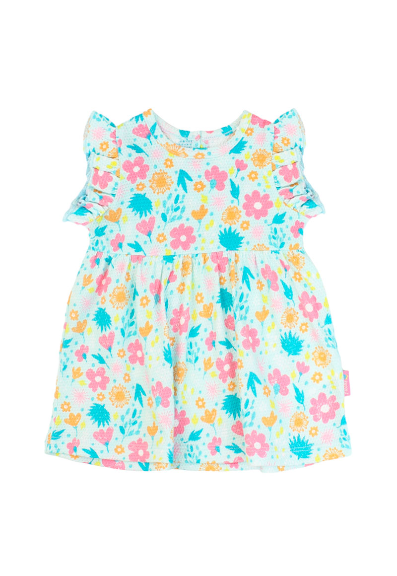 VESTIDO NIÑA HOLIDAY 2610133 TURQUESA CLARO - 1