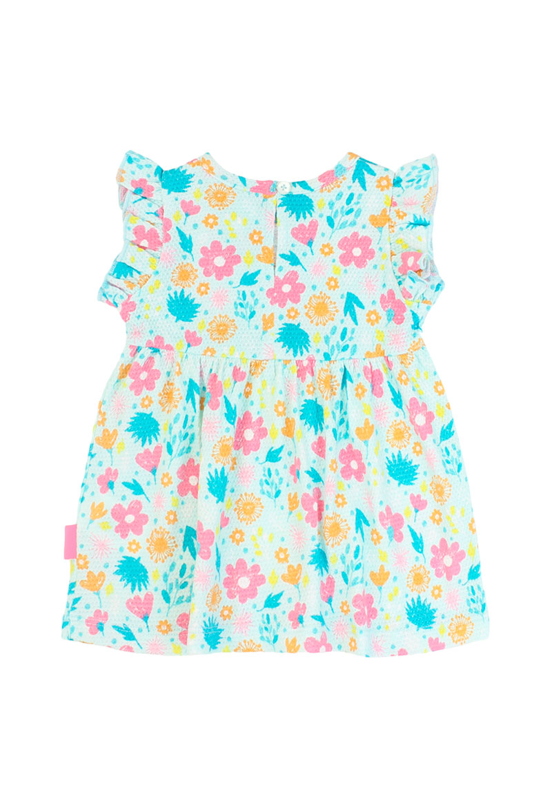 VESTIDO NIÑA HOLIDAY 2610133 TURQUESA CLARO - 2