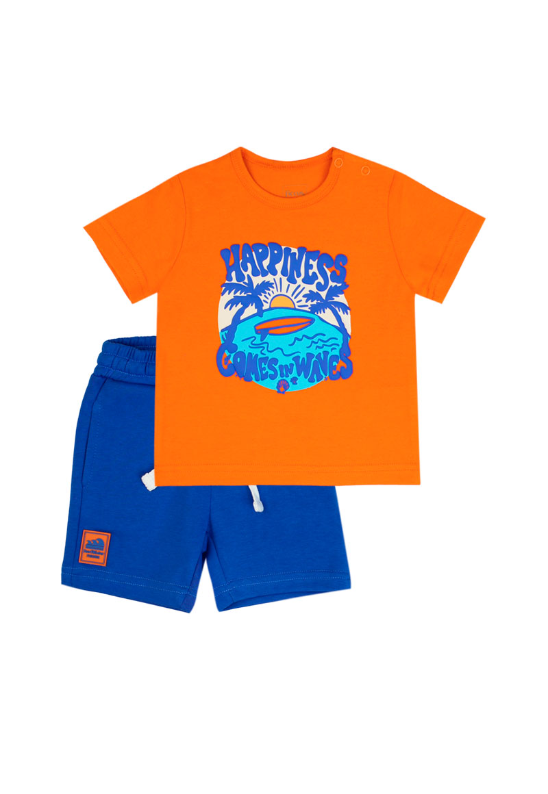 CONJUNTO NIÑO WAVES 2610169 NARANJO - 1